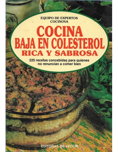 COCINA BAJA EN COLESTEROL RICA Y SABROSA