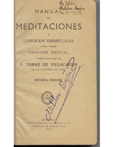 MANUAL DE MEDITACIONES Y EJERCICIOS...