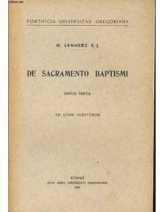 DE SACRAMENTO BAPTISMI...