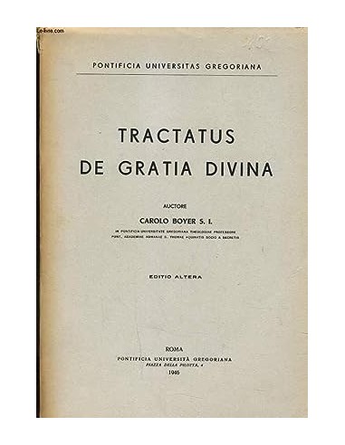 TRACTATUS DE GRATIA DIVINA