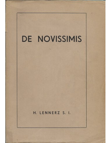 DE NOVISSIMIS editio quarta