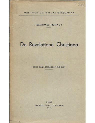 DE REVELATIONE CHRISTIANA