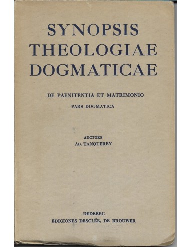 SYNOPSIS THEOLOGIAE DOGMATICAE