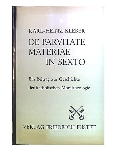 DE PARVITATE MATERIAE IN SEXTO