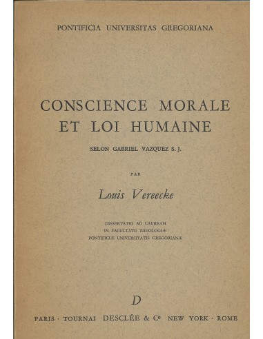 CONSCIENCE MORALE ET LOI HUMAINE...