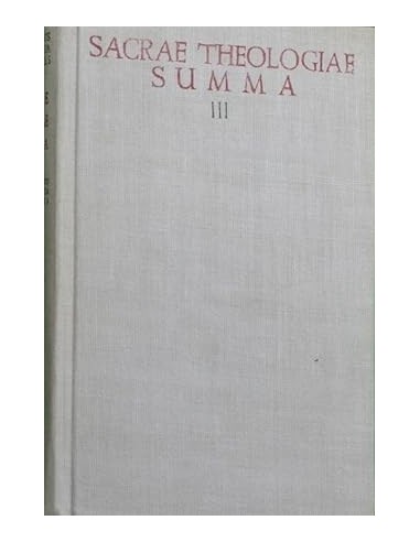 SACRAE THEOLOGIAE SUMMA III