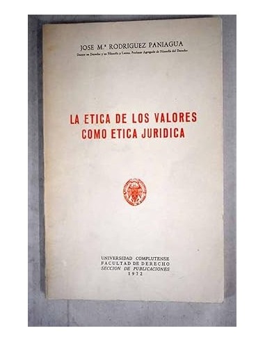 LA ÉTICA DE LOS VALORES COMO ÉTICA...