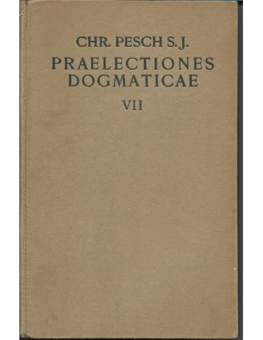 PRAELECTIONES DOGMATICAE VII