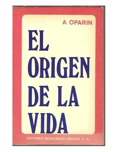 EL ORIGEN DE LA VIDA