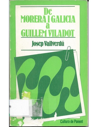 DE MORERA I GALICIA A GUILLEM VILADOT...