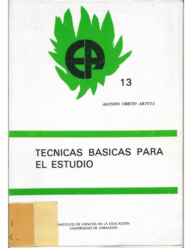 TÉCNICAS BÁSICAS PARA EL ESTUDIO