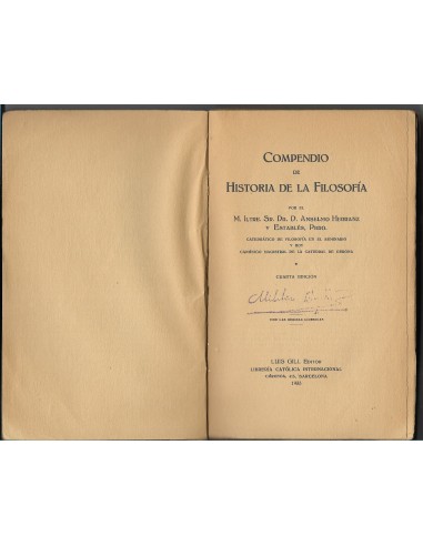 COMPENDIO DE HISTORIA DE LA FILOSOFÍA