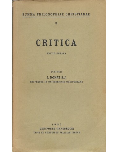 SUMMA PHILISOPHIAE CHRISTIANAE II...
