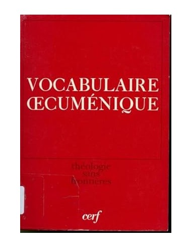 VOCABULAIRE OECUMENIQUE