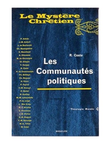 LES COMMUNAUTÉS POLITIQUES