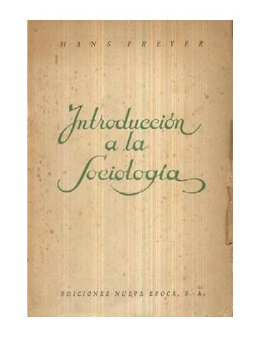 INTRODUCCIÓN A LA SOCIOLOGÍA