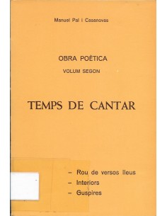 OBRA POÈTICA VOLUM SEGON...