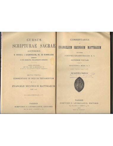 COMMENTARIUS IN EVANGELIUM SECUNDUM...