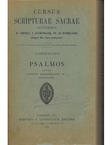 COMENTARII IN PSALMOS