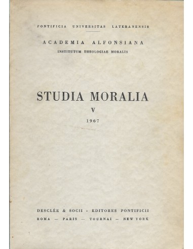 STUDIA MORALIA V