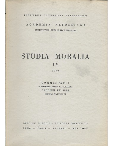 STUDIA MORALIA IV Commentaria in...