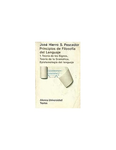 PRINCIPIOS DE FILOSOFÍA DEL LENGUAJE I
