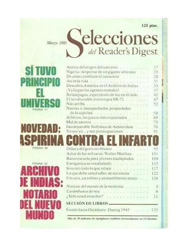 SELECCIONES DEL READER´S DIGEST Marzo...
