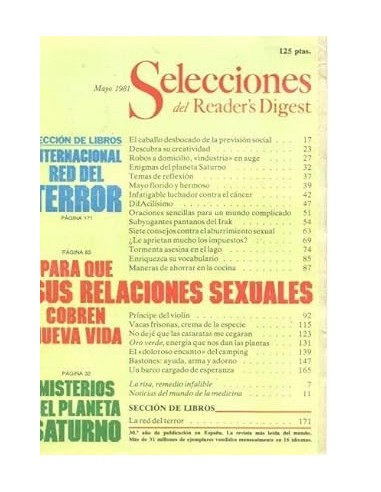 SELECCIONES DEL READER´S DIGEST Mayo...