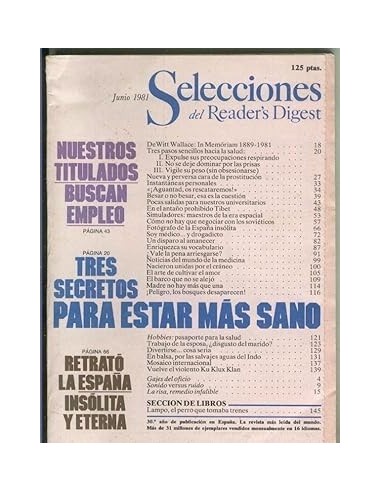 SELECCIONES DEL READER´S DIGEST Junio...