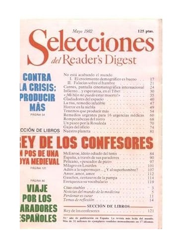 SELECCIONES DEL READER´S DIGEST Mayo...