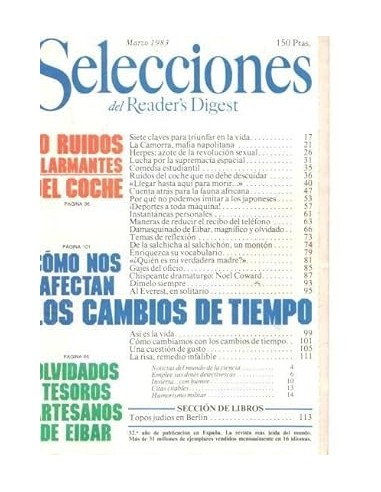 SELECCIONES DEL READER´S DIGEST Marzo...