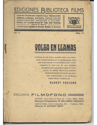 VOLGA EN LLAMAS