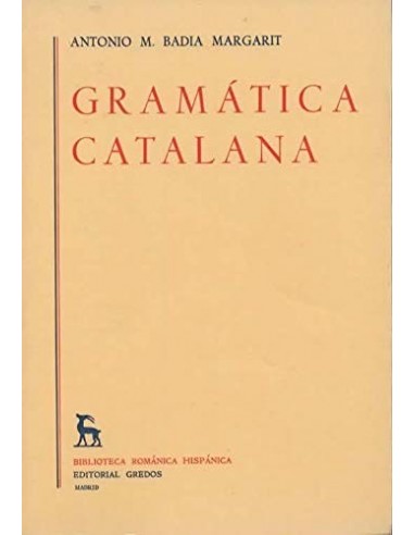GRAMÁTICA CATALANA Tomo II