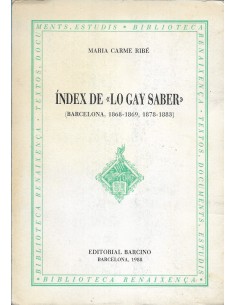 ÍNDEX DE "LO GAY SABER"...