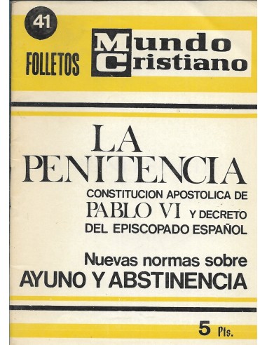 FOLLETOS MUNDO CRISTIANO 41