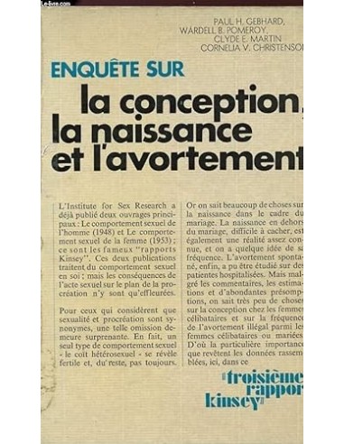 ENQUÊTE SUR LA CONCEPTION LA...