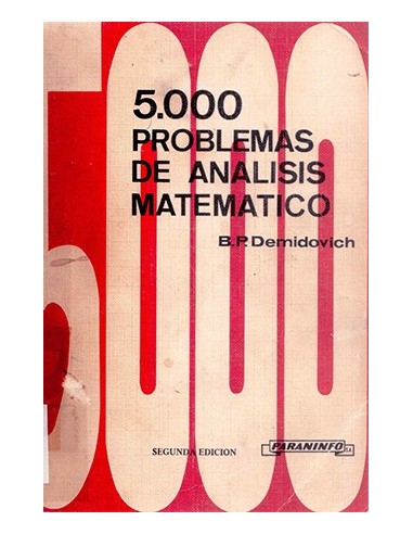 5.000 PROBLEMAS DE ANÁLISIS MATEMÁTICO