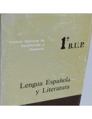 LENGUA ESPAÑOLA Y LITERATURA 1ª BUP