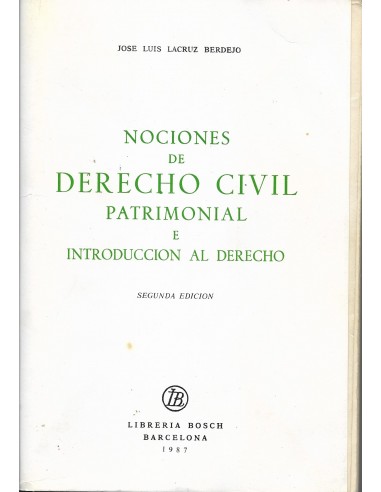 NOCIONES DE DERECHO CIVIL PATRIMONIAL...