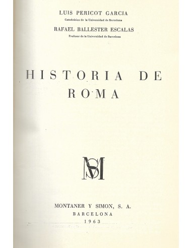 HISTORIA DE ROMA
